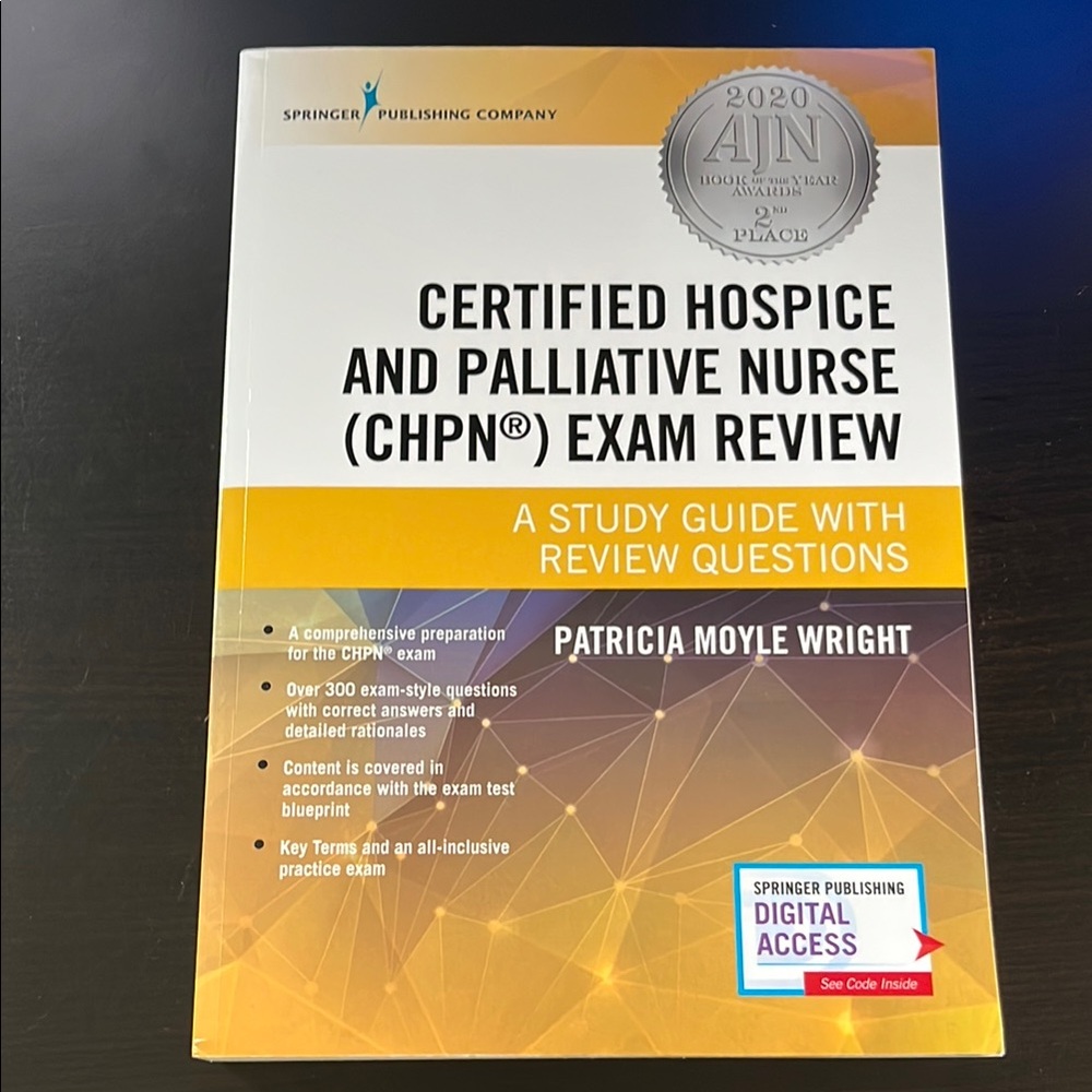 Certified Hospice and Palliative Nurse Exam Review Book